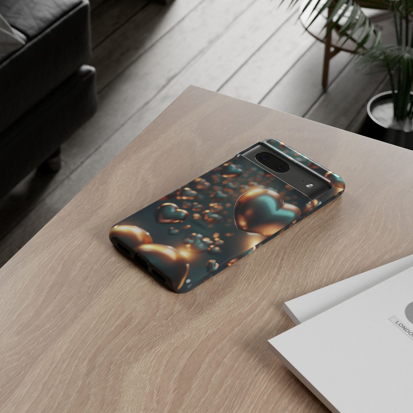 "Hearts on Repeat" Mobile Phone Case
