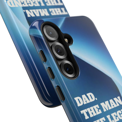 "Dad.  The Man.  The Legend" Mobile Phone Case (blue)
