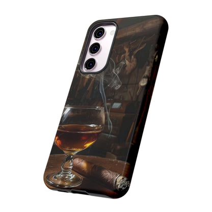 "Hot Whiskey and Cigar" Mobile Phone Case