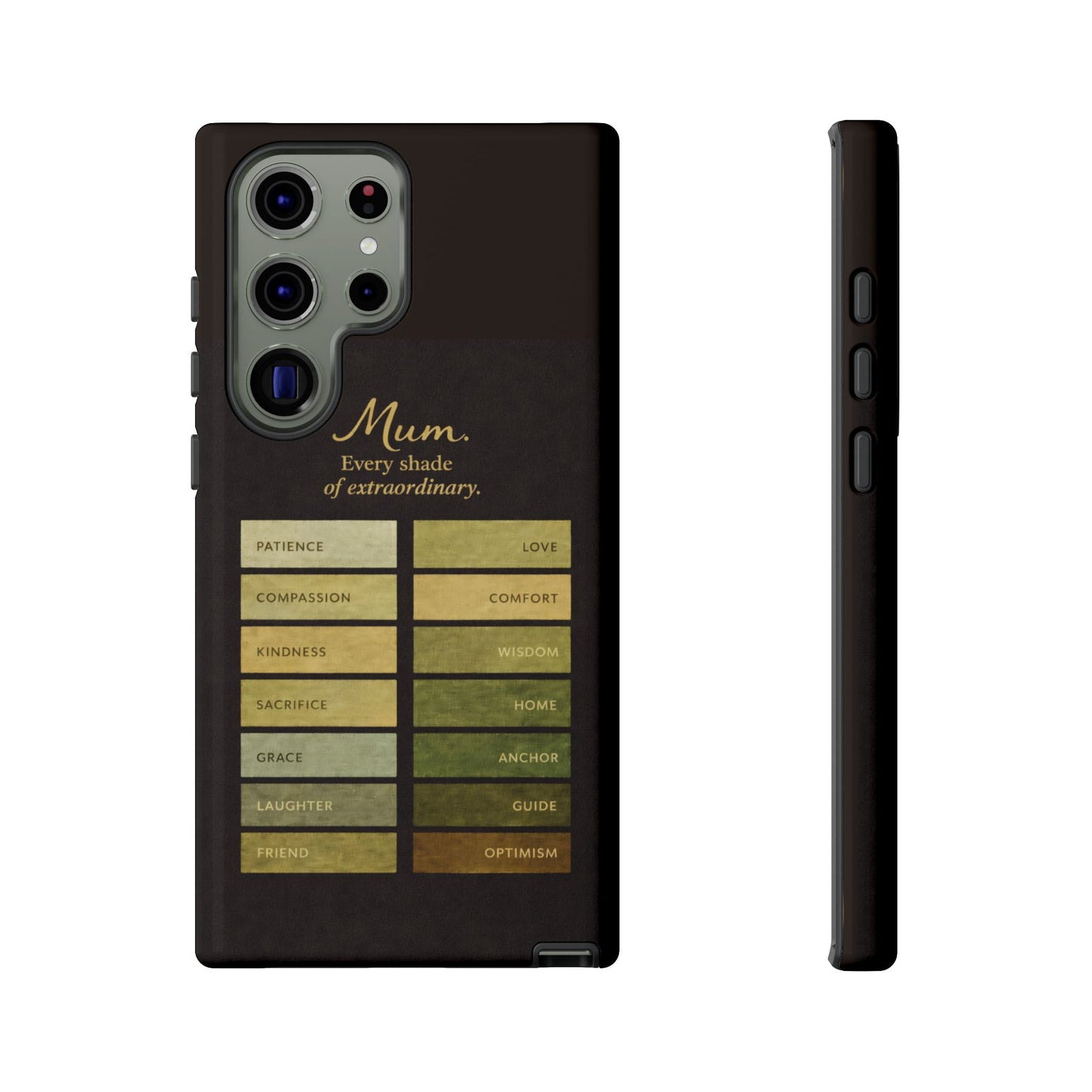 "Every Shade of Extraordinary" Mobile Phone Case (green)