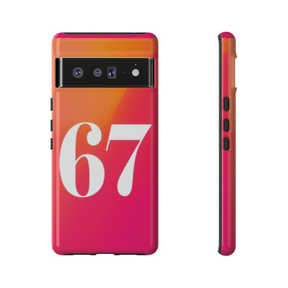 "67" Mobile Phone Case