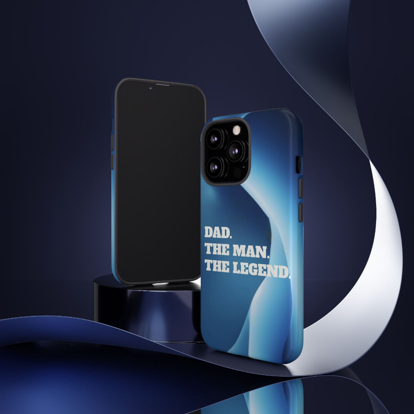 "Dad.  The Man.  The Legend" Mobile Phone Case (blue)