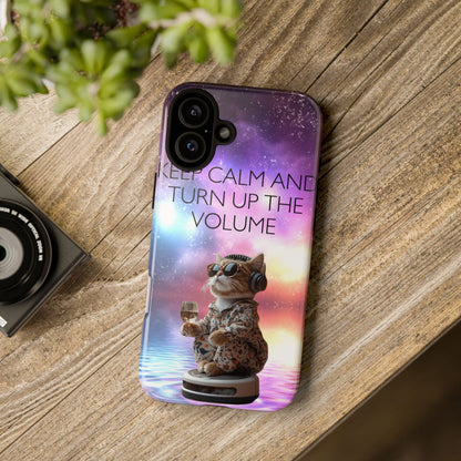 "Keep calm and turn up the Volume" Mobile Phone Case (mix)