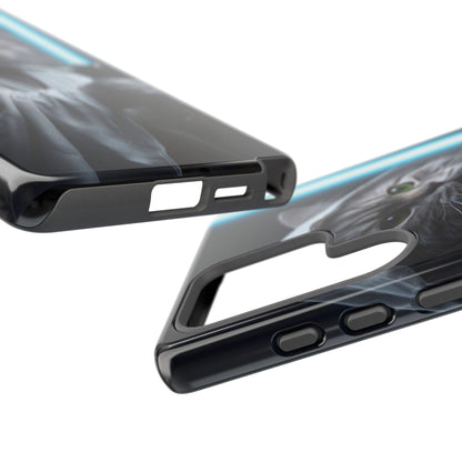 "Jedi Whisker" Mobile Phone Case (blue light sabre)
