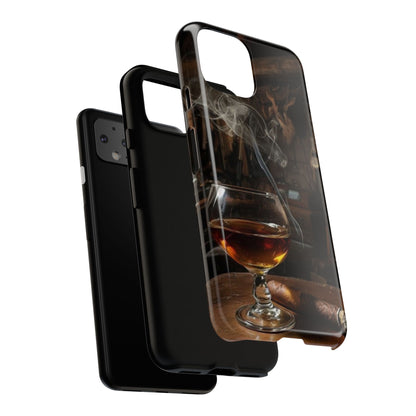 "Hot Whiskey and Cigar" Mobile Phone Case