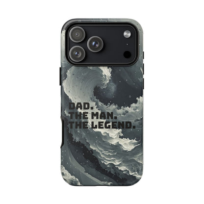 "Dad. The Man. The Legend" Mobile Phone Case (grey)