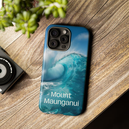 "Mount Maunganui" Mobile Phone Case (green)
