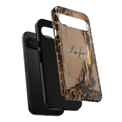 "I Am Fine" Mobile Phone Case