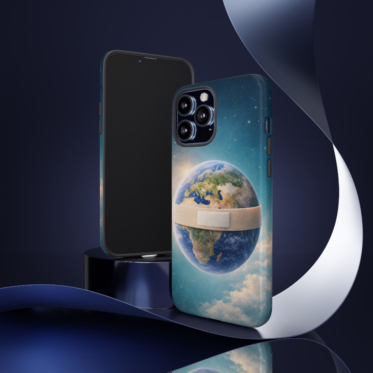 Earth Band Tough Case — Protective Planet Phone Case with Global Design