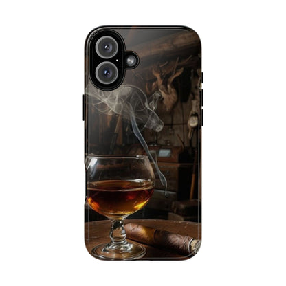 "Hot Whiskey and Cigar" Mobile Phone Case