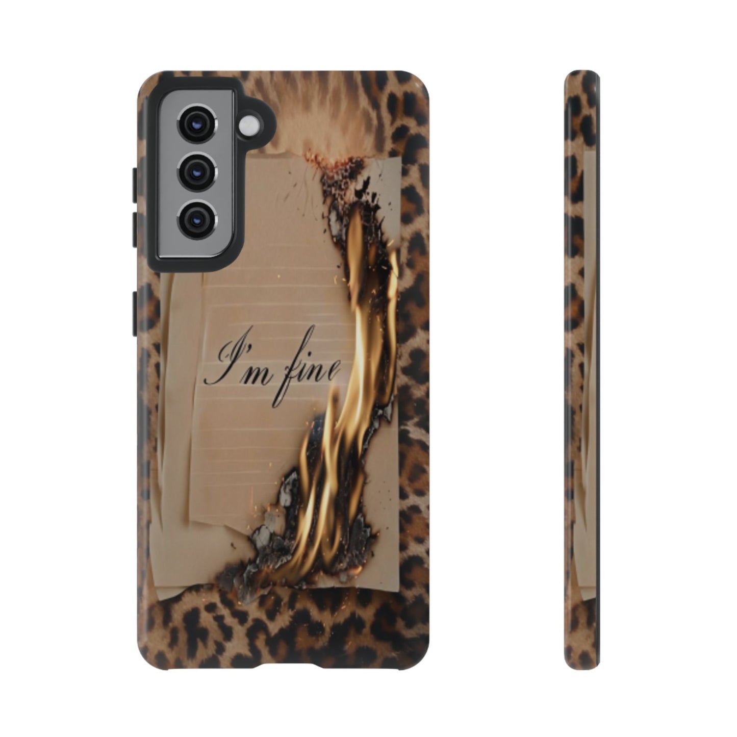 "I Am Fine" Mobile Phone Case