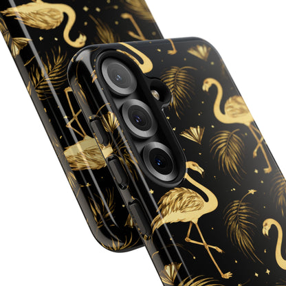 "Gold Flamingo" Mobile Phone Case