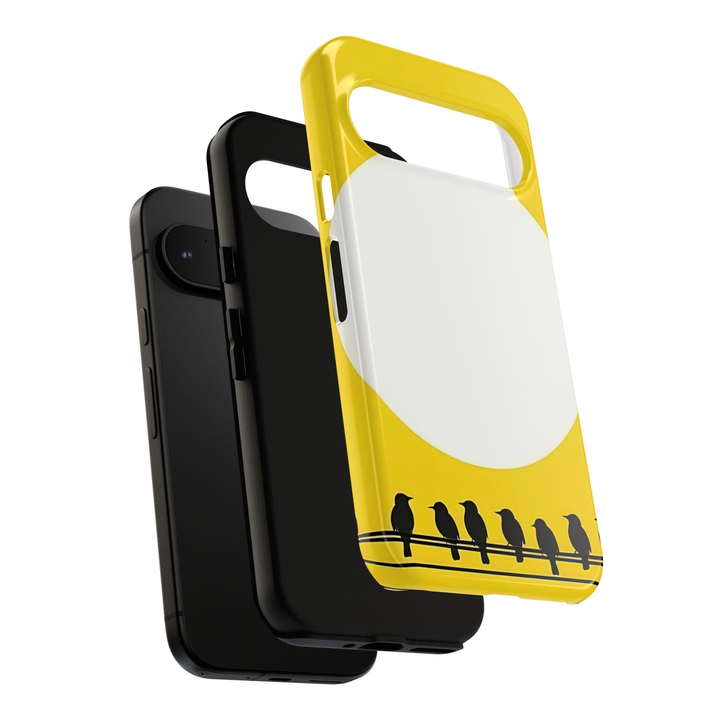 "The Feathered Assembly - Yellow" Mobile Phone Case