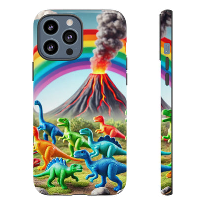 "Rainbow Dinosaurs" Mobile Phone Case