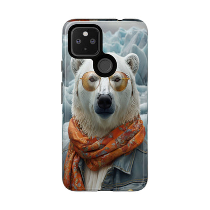 "Urban Zen Polar Bear" Mobile Phone Case