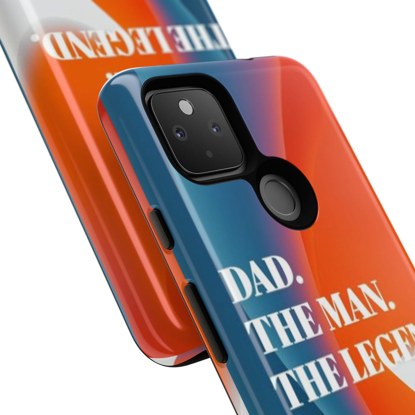"Dad. The Man. The Legend." Mobile Phone Case (orange)