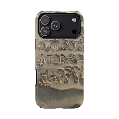 "Life is Short.  Be Happy" Mobile Phone Case