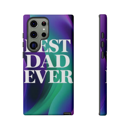 "Best Dad Ever" Mobile Phone Case (purple)