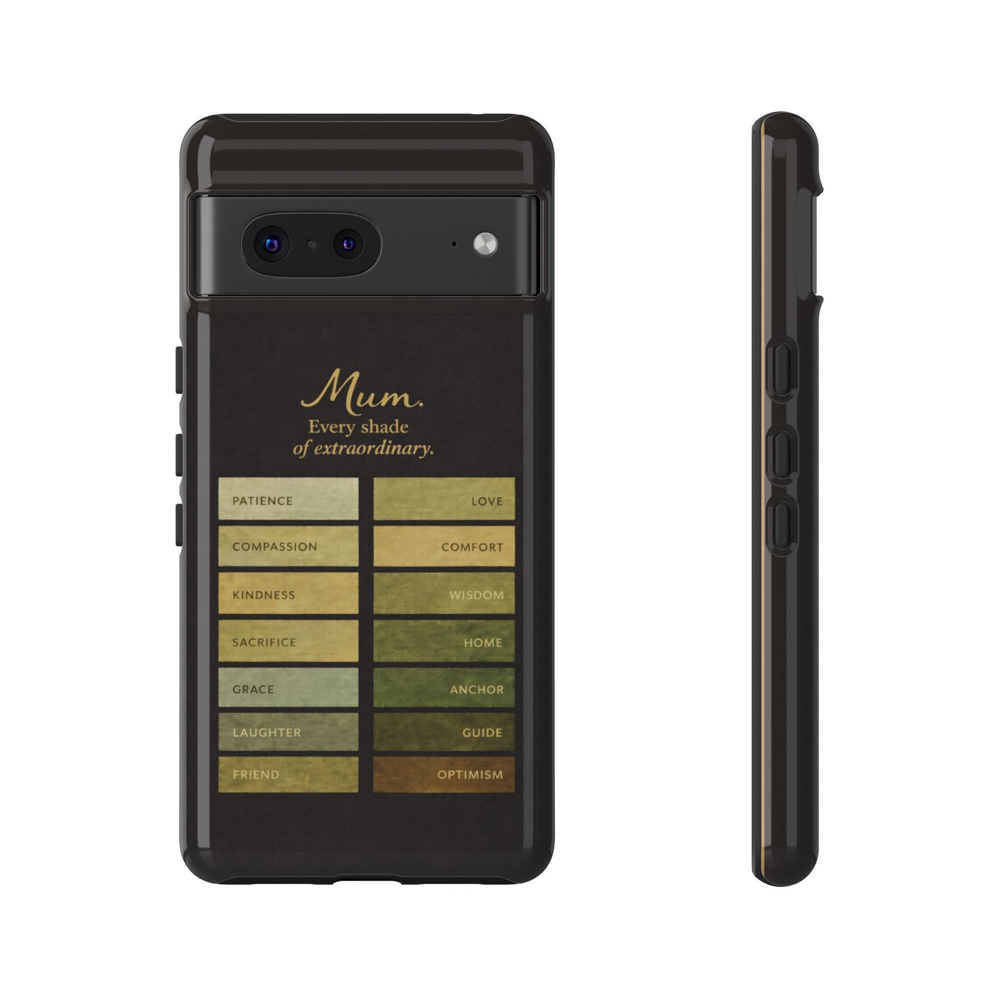 "Every Shade of Extraordinary" Mobile Phone Case (green)