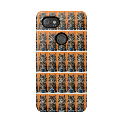 "Bad Hair, Good Coffee - we all need balance" Mobile Phone Case