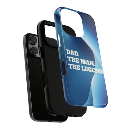 "Dad.  The Man.  The Legend" Mobile Phone Case (blue)