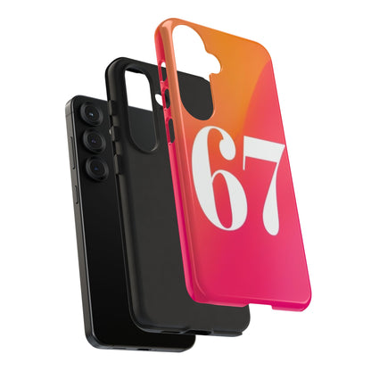 "67" Mobile Phone Case