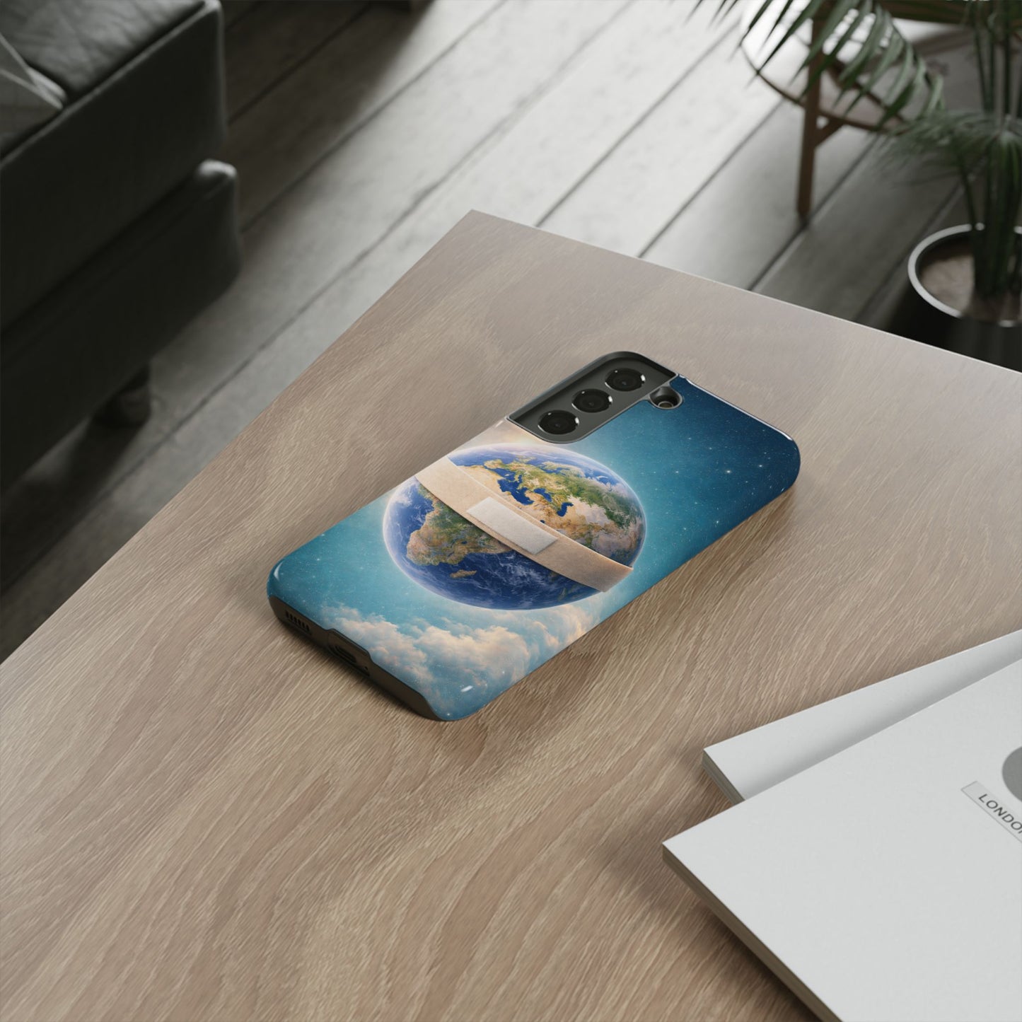 Earth Band Tough Case — Protective Planet Phone Case with Global Design