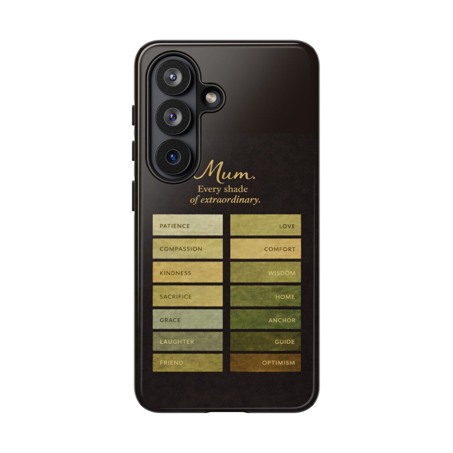 "Every Shade of Extraordinary" Mobile Phone Case (green)