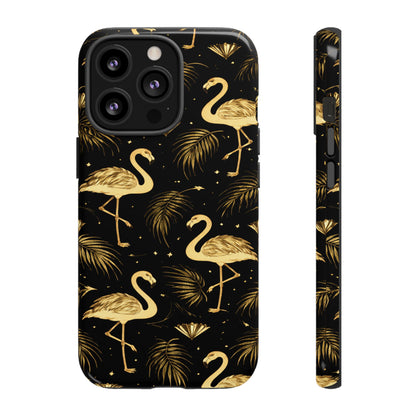 "Gold Flamingo" Mobile Phone Case