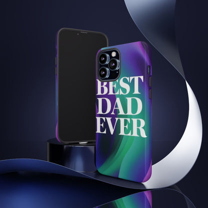 "Best Dad Ever" Mobile Phone Case (purple)
