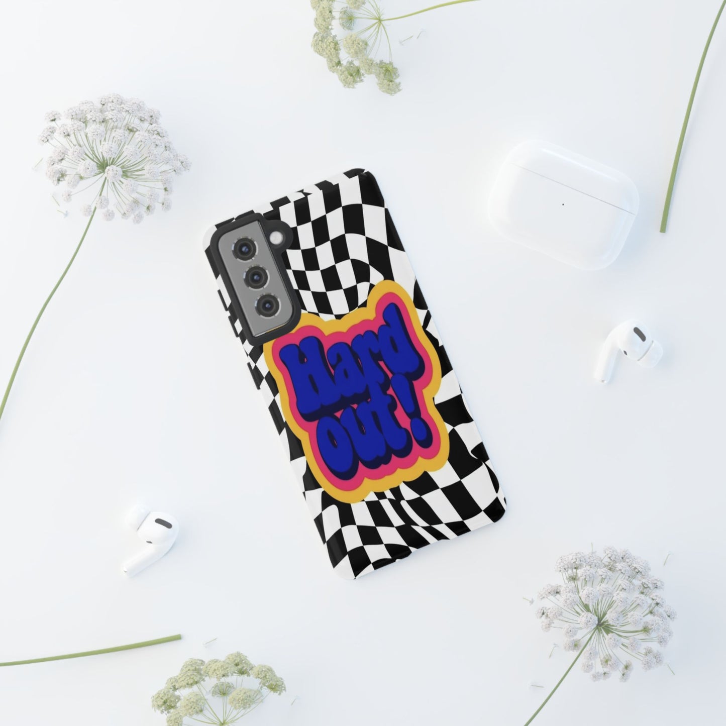 "Hard Out" Mobile Phone Case (blue)