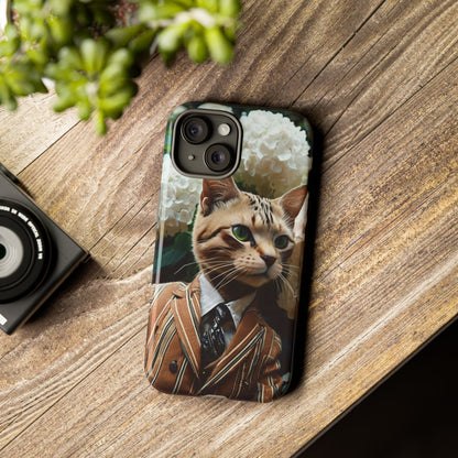 "The Feline Aristocrat" Mobile Phone Case