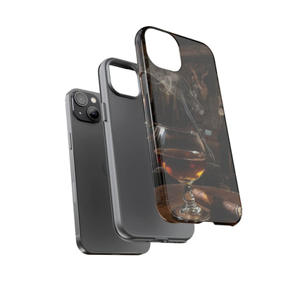 "Hot Whiskey and Cigar" Mobile Phone Case