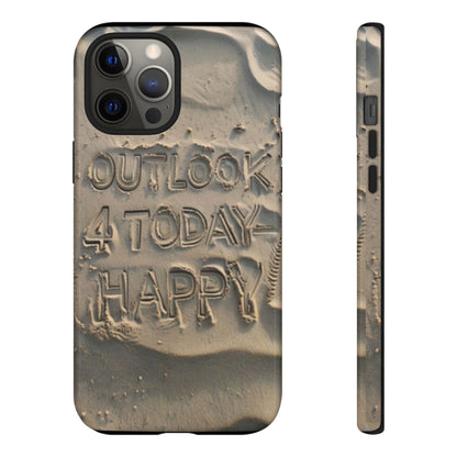 "Life is Short.  Be Happy" Mobile Phone Case