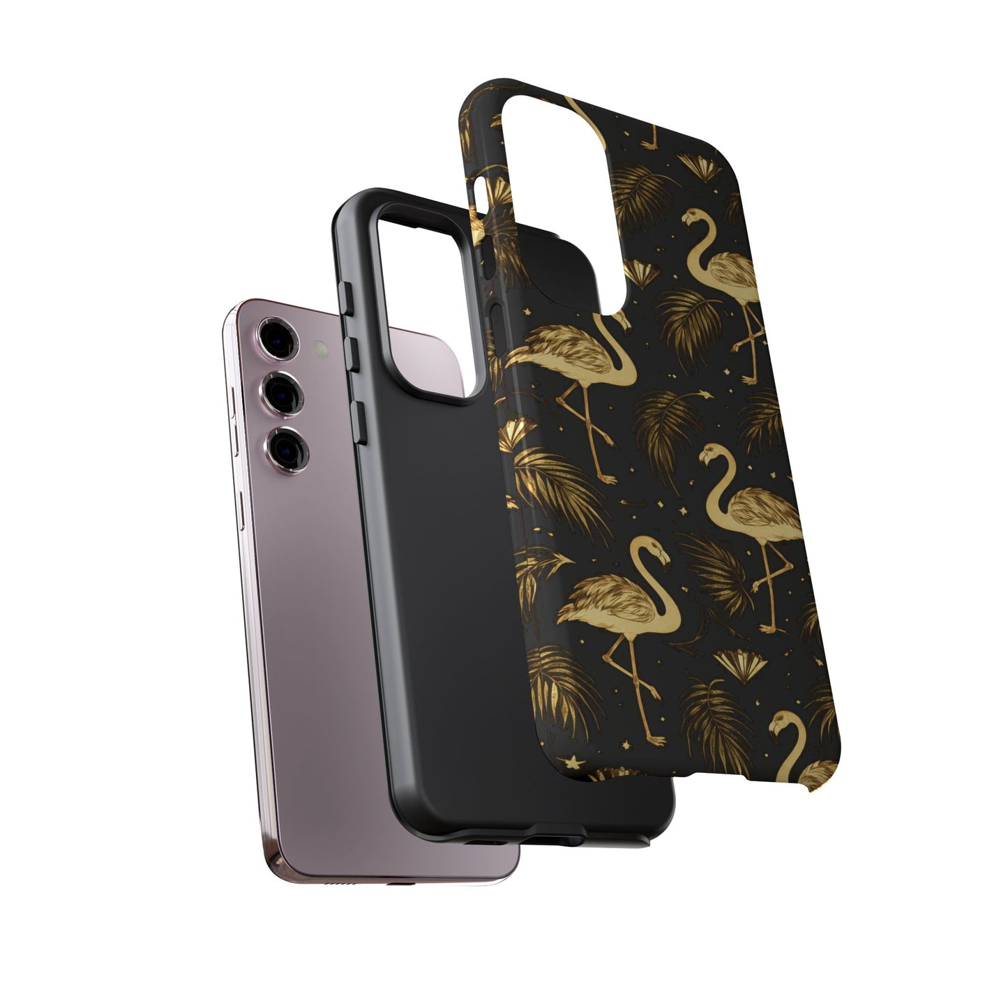 "Gold Flamingo" Mobile Phone Case