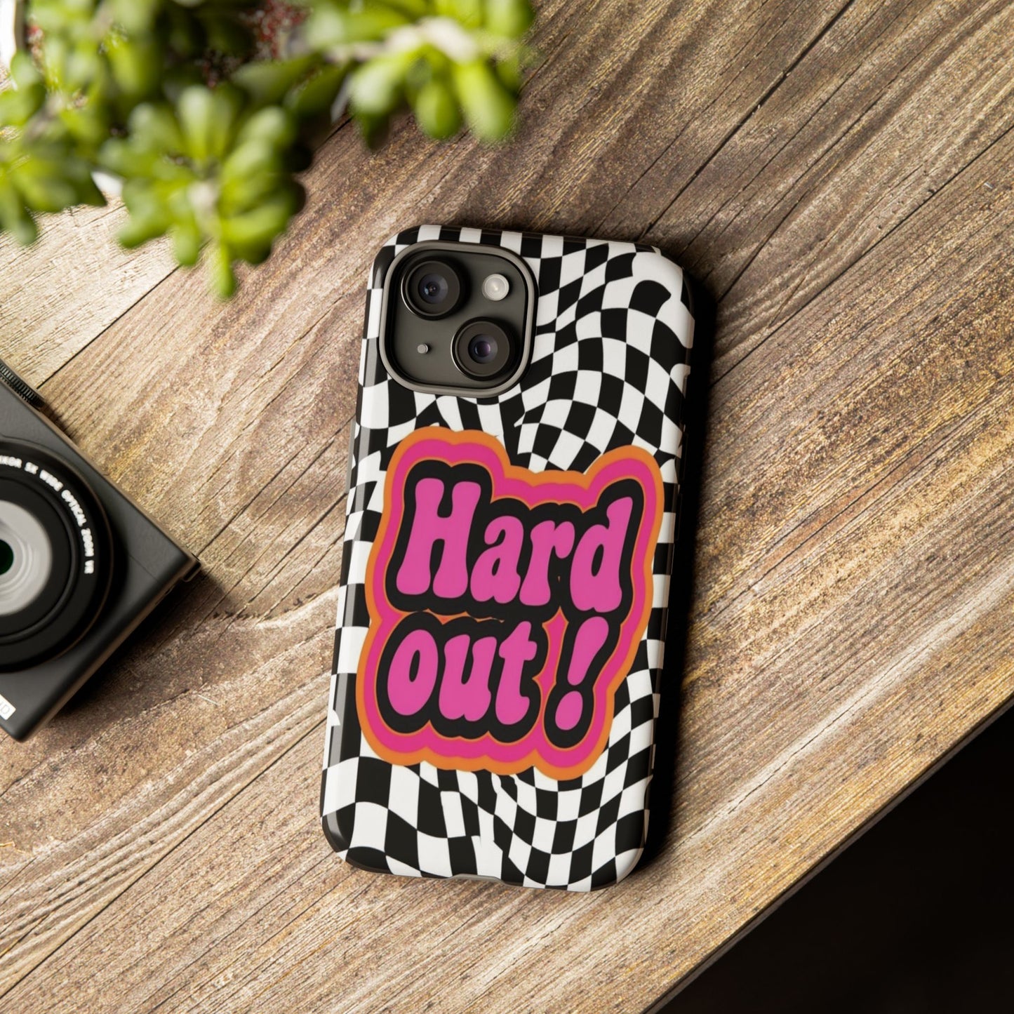"Hard Out" Mobile Phone Case (pink)