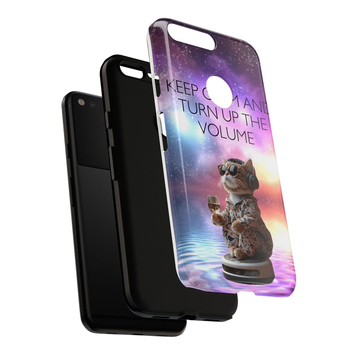 "Keep calm and turn up the Volume" Mobile Phone Case (mix)