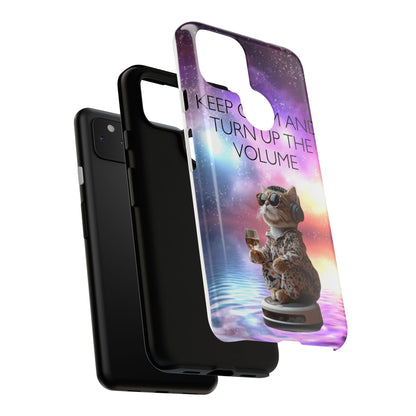 "Keep calm and turn up the Volume" Mobile Phone Case (mix)