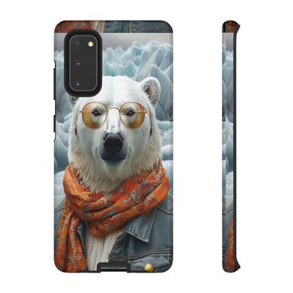 "Urban Zen Polar Bear" Mobile Phone Case