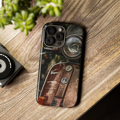 "Vespa. Old Soul, Full Tank" Mobile Phone Case