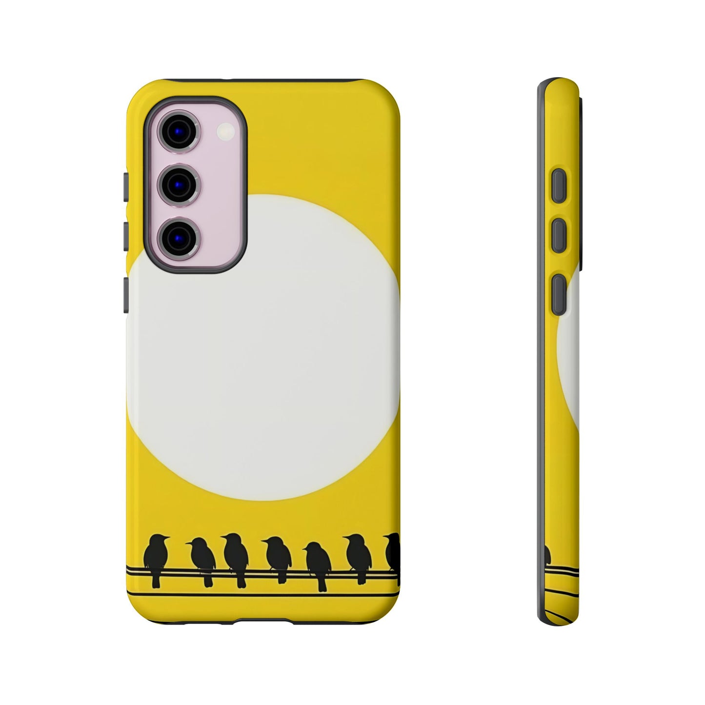 "The Feathered Assembly - Yellow" Mobile Phone Case