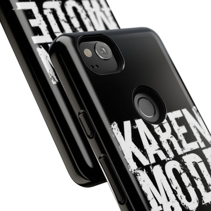 "Karen Mode On" Mobile Phone Case (green)