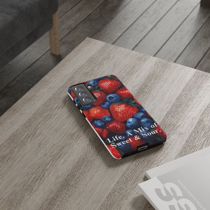 "Life. A Mix of Sweet and Sour" Mobile Phone Case