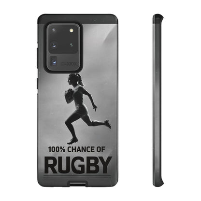 "Rain, Shine, Rugby" Mobile Phone Case