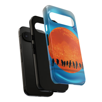 "The Feathered Assembly" Mobile Phone Case (orange)