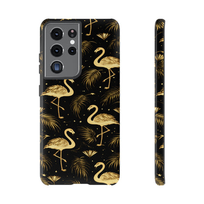 "Gold Flamingo" Mobile Phone Case