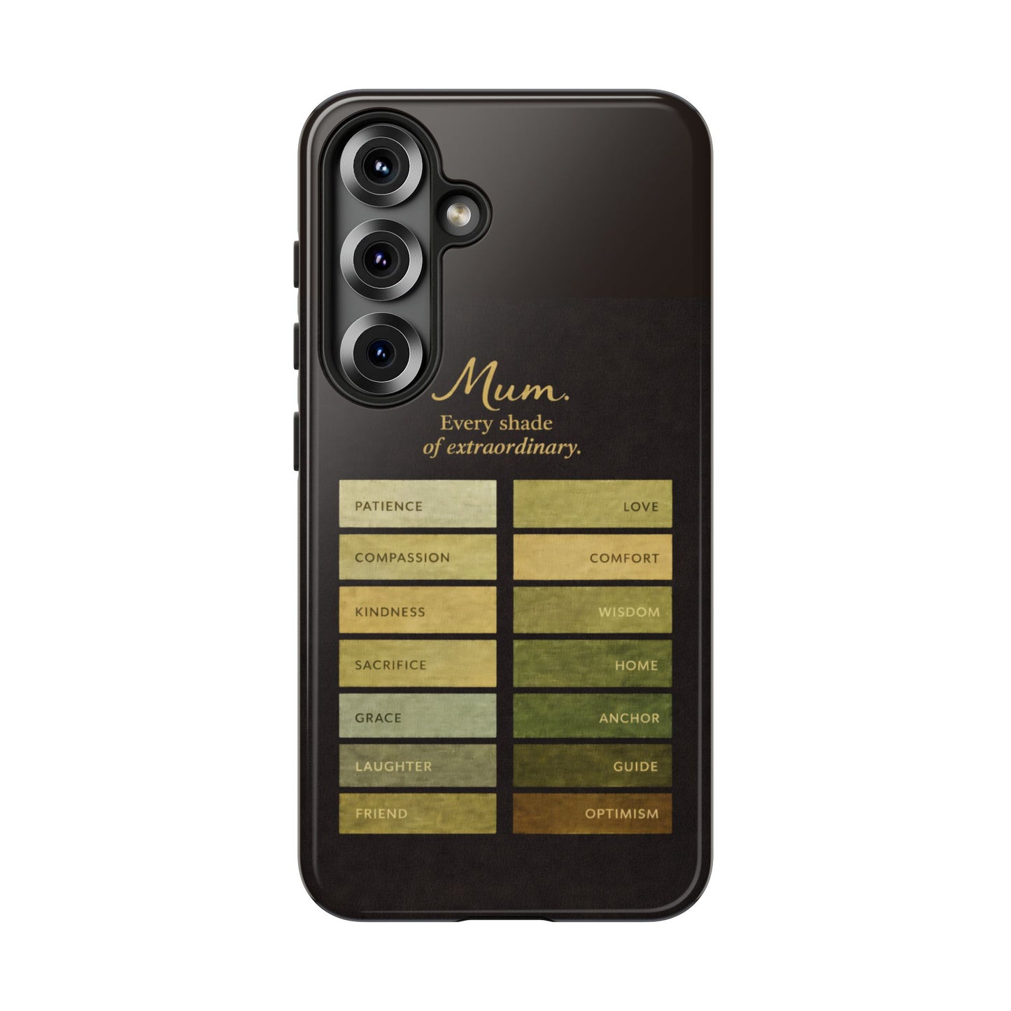 "Every Shade of Extraordinary" Mobile Phone Case (green)