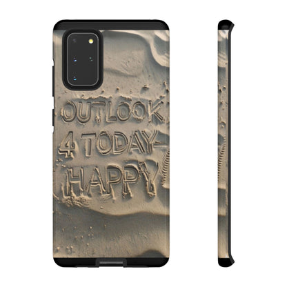"Life is Short.  Be Happy" Mobile Phone Case