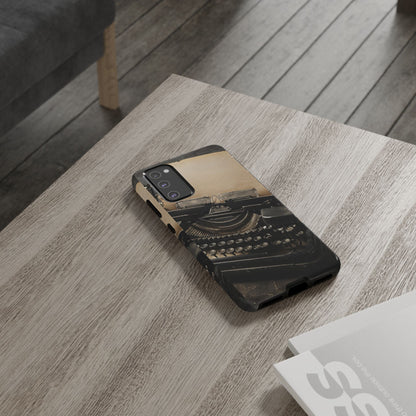 "Fade in. A Writer at the Cusp of Genius" Mobile Phone Case
