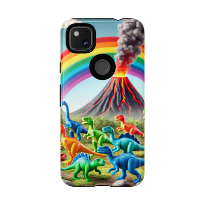 "Rainbow Dinosaurs" Mobile Phone Case